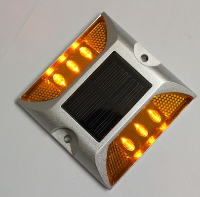IP68 ASTM eingebettetes Aluminium Solar Road Stud Weiß Gelb Rot Blau Grün