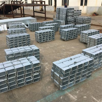 Galvanisierter W-Beam Highway Guardrail Spacer für die Sicherheit auf der Straße und Pulverbeschichtung