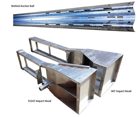 Verzinktes Pulver überzogen mit Geraden Barriere SKT End End Flügel Gerade Barriere