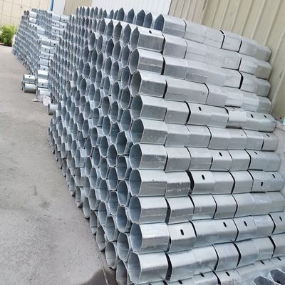 Q235 Q345 Galvanisierter Stahl Straßenschutzrail Block Abstand für den Straßenschutz