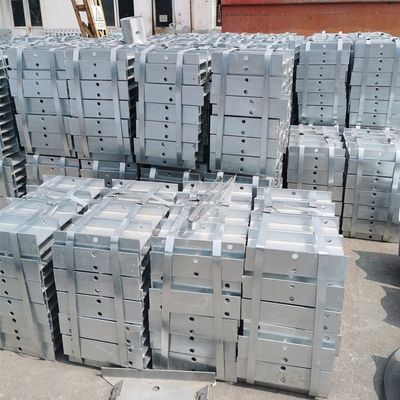 Hot-Dip Galvanized Steel Highway Guardrail Spacer mit W-Beam Anti-Korrosion