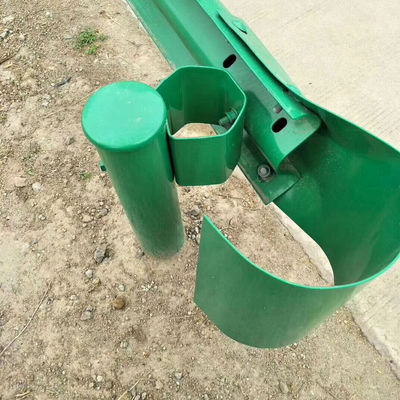 Hot Dip Galvanized R Post und Spacer Steel Guardrail Post für Korrosionsbeständigkeit
