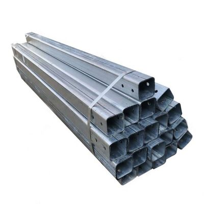Einfach zu montieren 4x4 galvanisierte Quadrat Metallzaun Post für Highway Guardrail