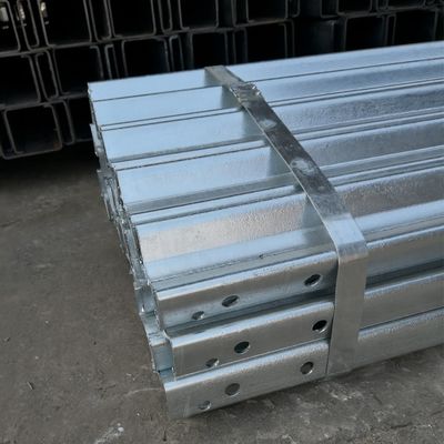 AASHTO M-180 Hot Dip Galvanized Metal Guardrail Sigma Post für den Straßenbau