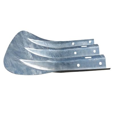 Crowd Control Barrier Fence W Beam Guardrail Beam Abmessungen Fischschwanz End