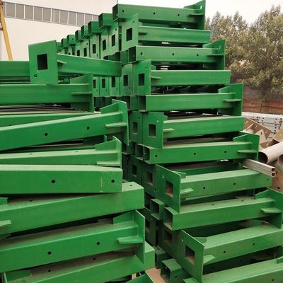 Massenkontrollbarriere Zaun galvanisierte Metallflanschpfosten für dauerhaften Schutz