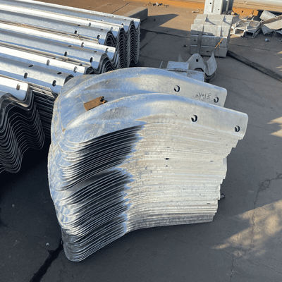 Galvanisierte und pulverbeschichtete Stahlschutzgrill Fischschwanz Ende ISO9001 2008 zertifiziert