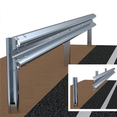 Verkehrsstraßen Stahlbarriere kundenspezifische galvanisierte Autobahn-Highway Guardrail