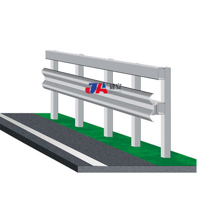 W Beam Highway Guardrail mit AASHTO M-180 Standard und Zinkbeschichtung von 550-600 g/m2