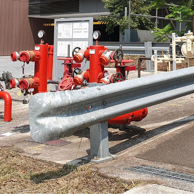 Hot Dip Galvanized AASHTO M-180 Zink Stahl Straßensperre für die Straßenverkehrssicherheit