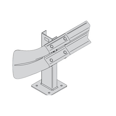 Q345 SJ345R Zinkbeschichtete Straßenschutzbahn für 550G/M2 1,80oz/FT2 Minimum Single-Spot