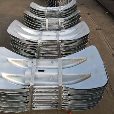 Highway Guardrail End Flügel Stahl Fischschwanz End für Q235 Q345 angepasst